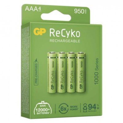 Nabíjecí baterie GP ReCyko 1000 AAA (HR03) (4 ks) - foto č. 11
