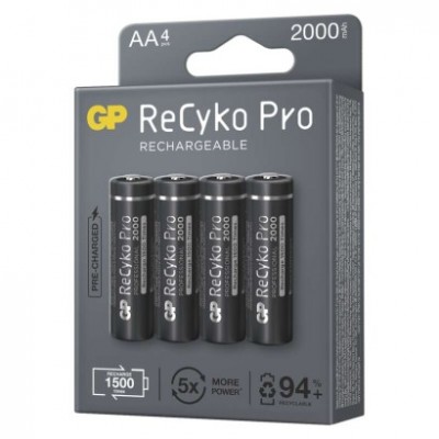 Nabíjecí baterie GP ReCyko Pro Professional AA (HR6) (4 ks) - foto č. 9