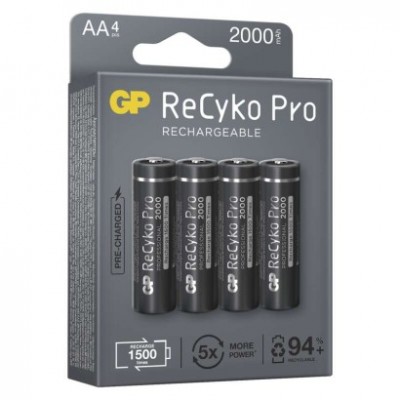 Nabíjecí baterie GP ReCyko Pro Professional AA (HR6) (4 ks) - foto č. 11