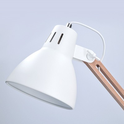 Solight stolní lampa Falun, E27, bílá - foto č. 3