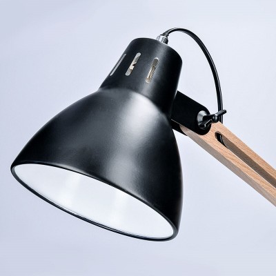 Solight stolní lampa Falun, E27, černá - foto č. 3