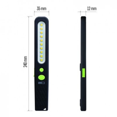 SMD LED + LED nabíjecí svítilna P4538, 700 lm, 1200 mAh (1 ks) - foto č. 13