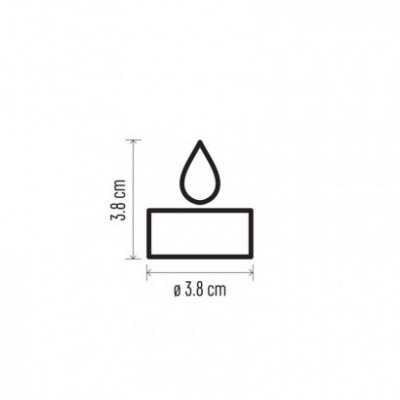 LED dekorace – čajová svíčka stříbrná, CR2032, vnitřní, vintage, 6 ks (6 ks) - foto č. 5